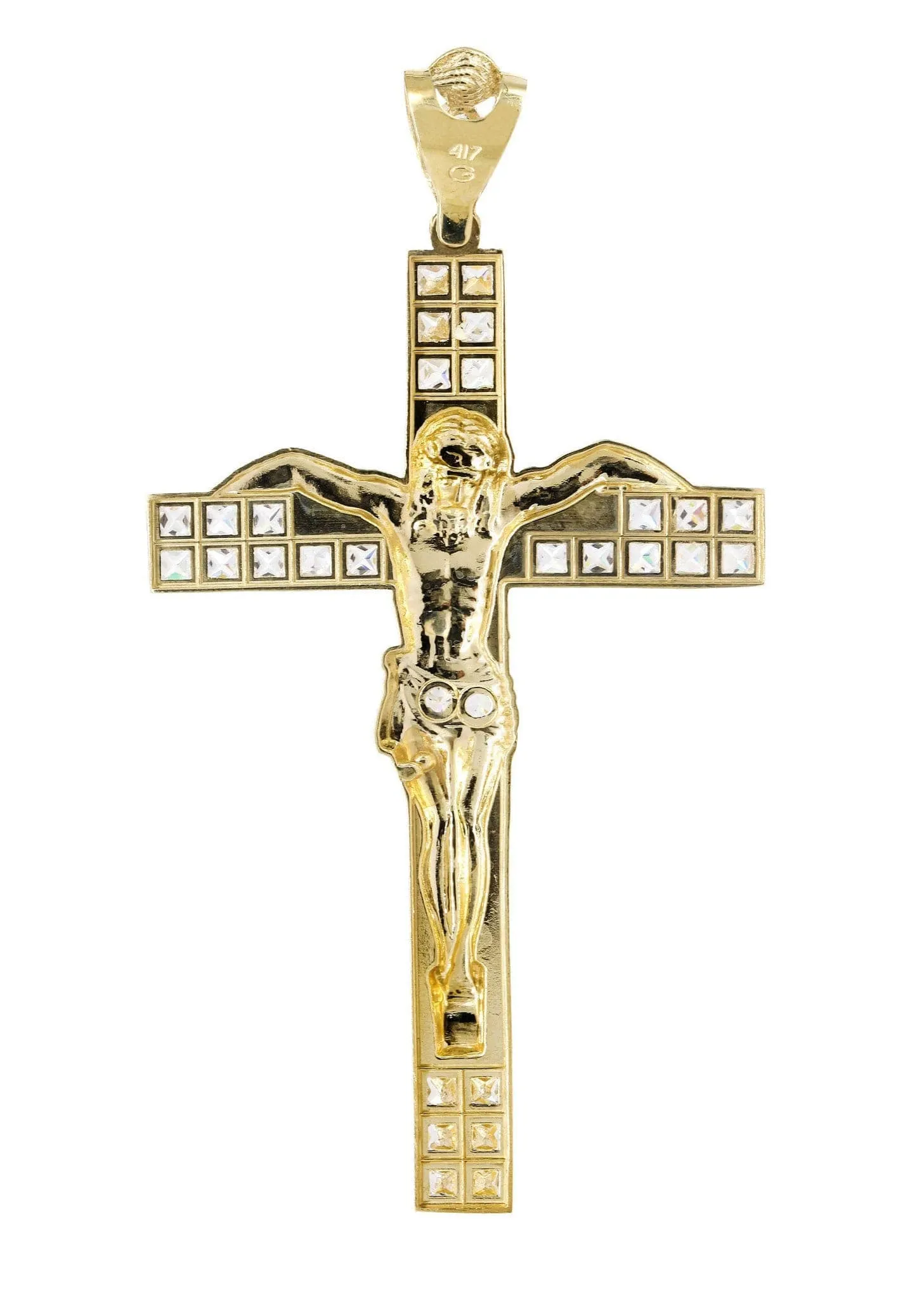 10K Gold Cross / Crucifix Pendant  |  11.2 Grams