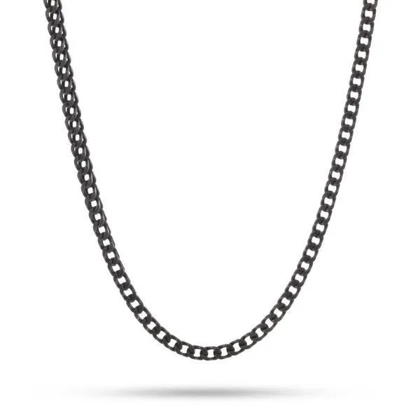 2.5mm, Blackout Stainless Steel Franco Chain