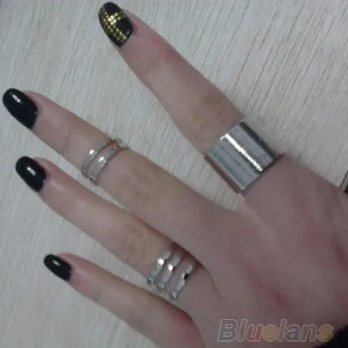 3Pcs Above The Knuckle Open Ring for Women