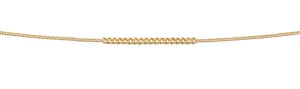 9ct gold lightweight curb link chain 35683