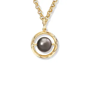 Archipelago Necklace Pendant Yellow Gold - Tahitian Pearl