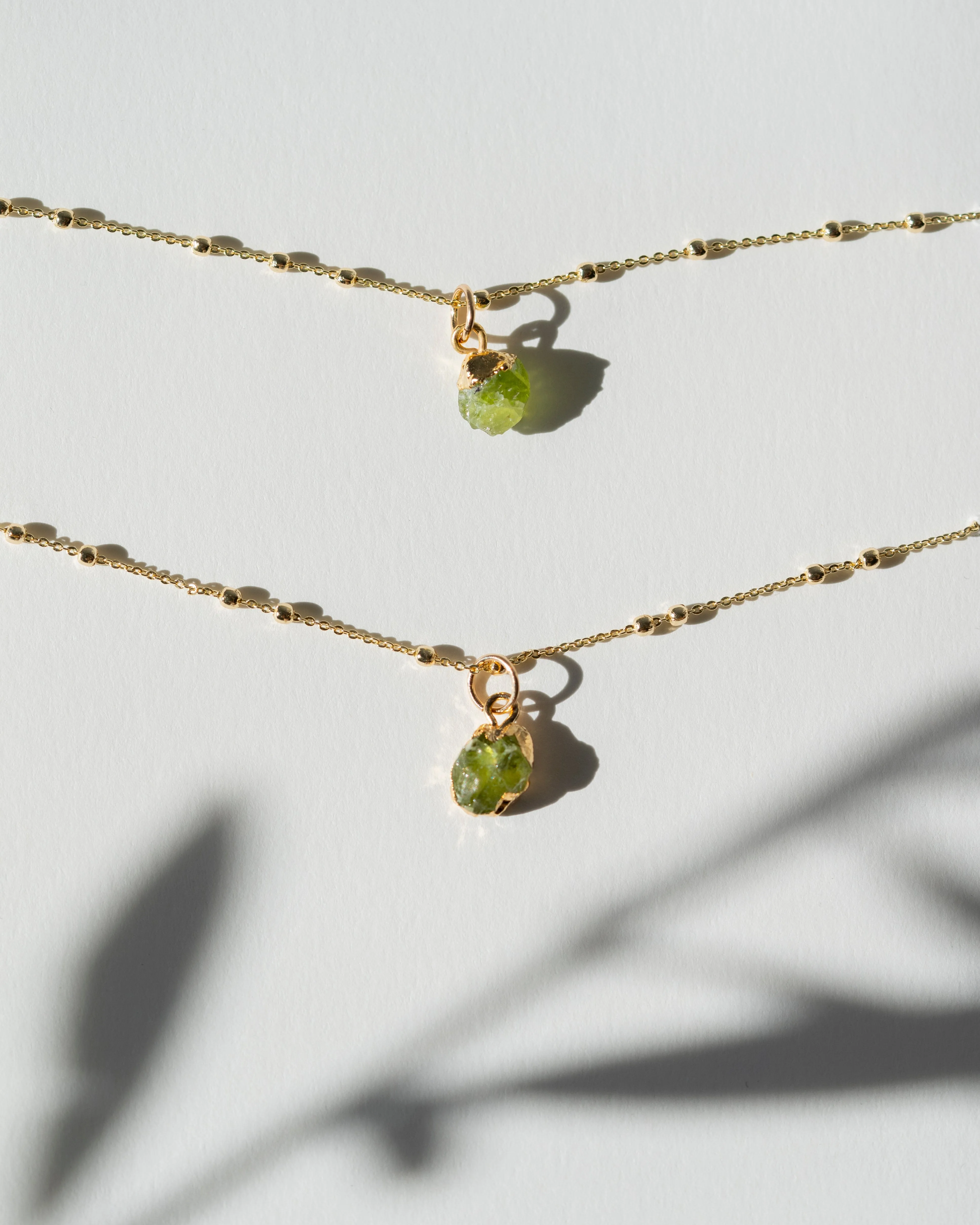 August | Peridot Necklace