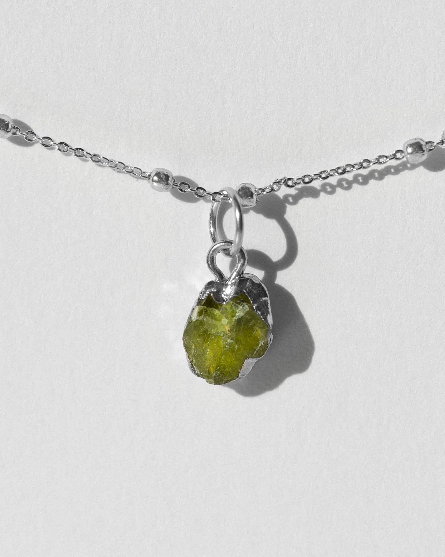 August | Peridot Necklace