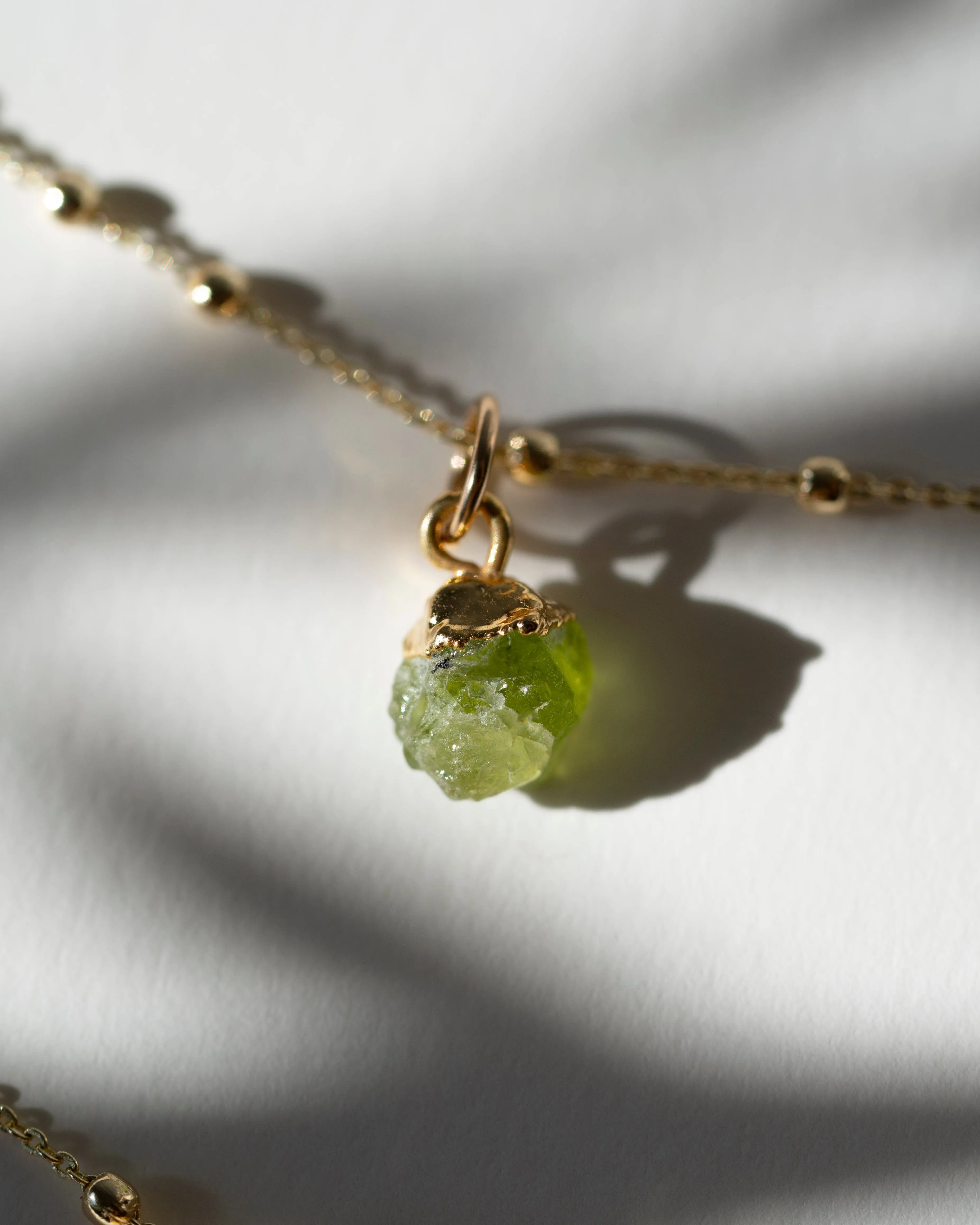 August | Peridot Necklace