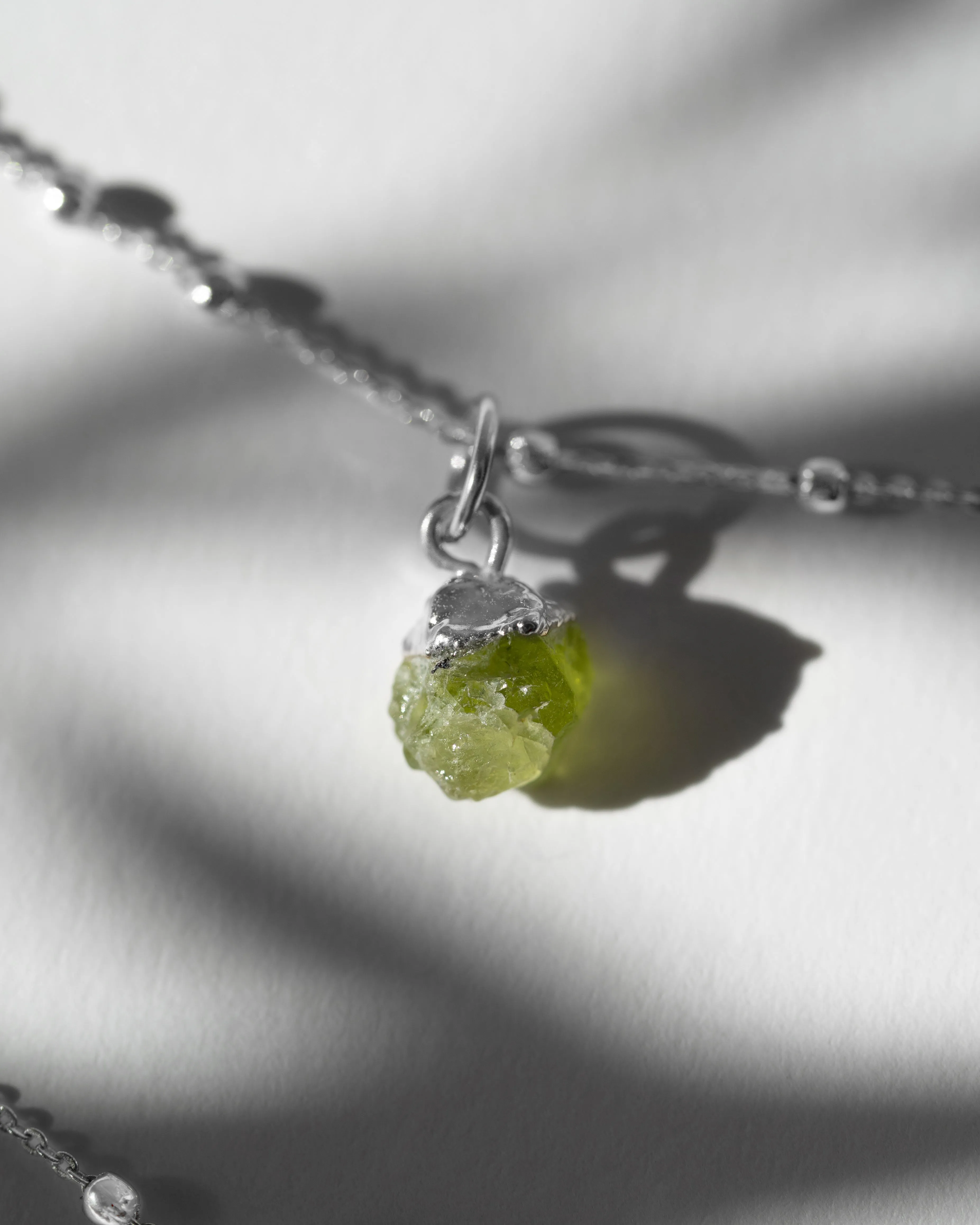 August | Peridot Necklace