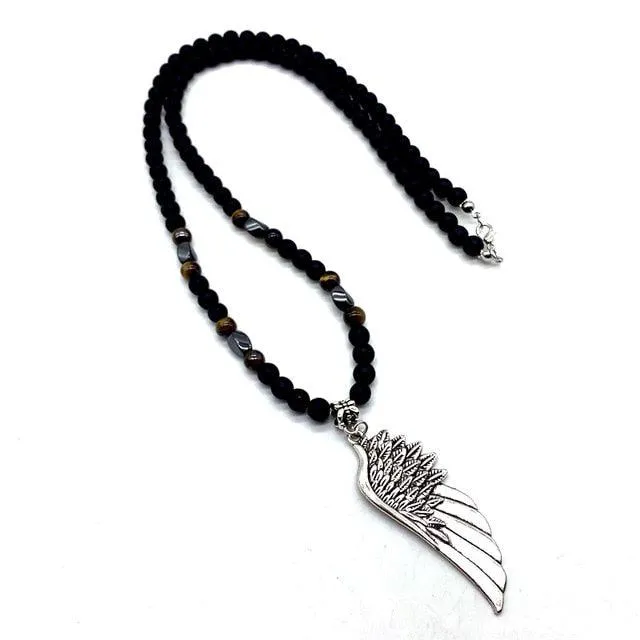 Beaded Arrow Pendant Necklace