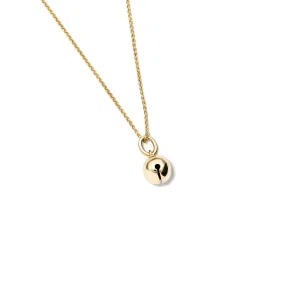 Bell Necklace Pendant Yellow Gold