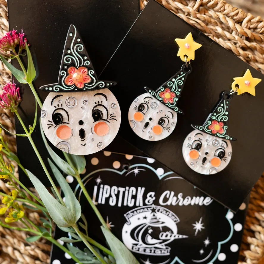 Bloomin Luna Witch Brooch - Johanna Parker x Lipstick & Chrome