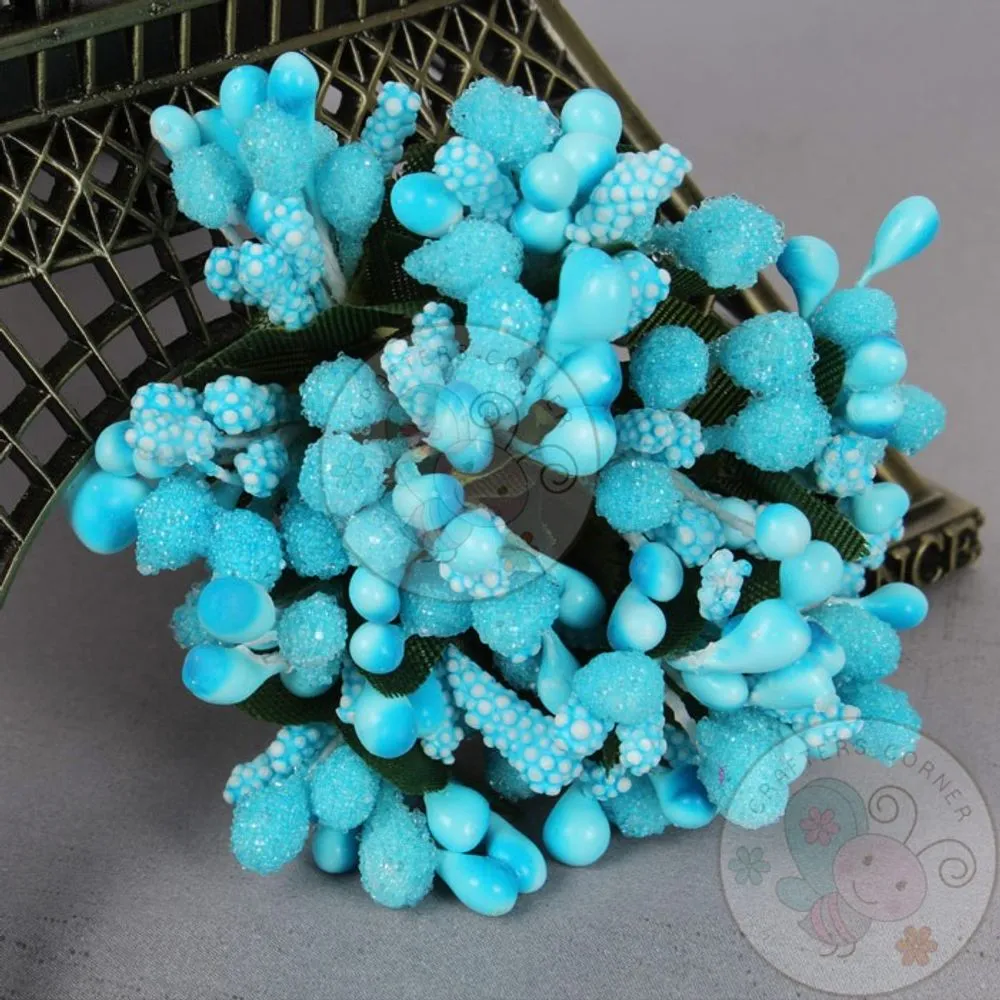 Blue - Crystal Beaded Pollens