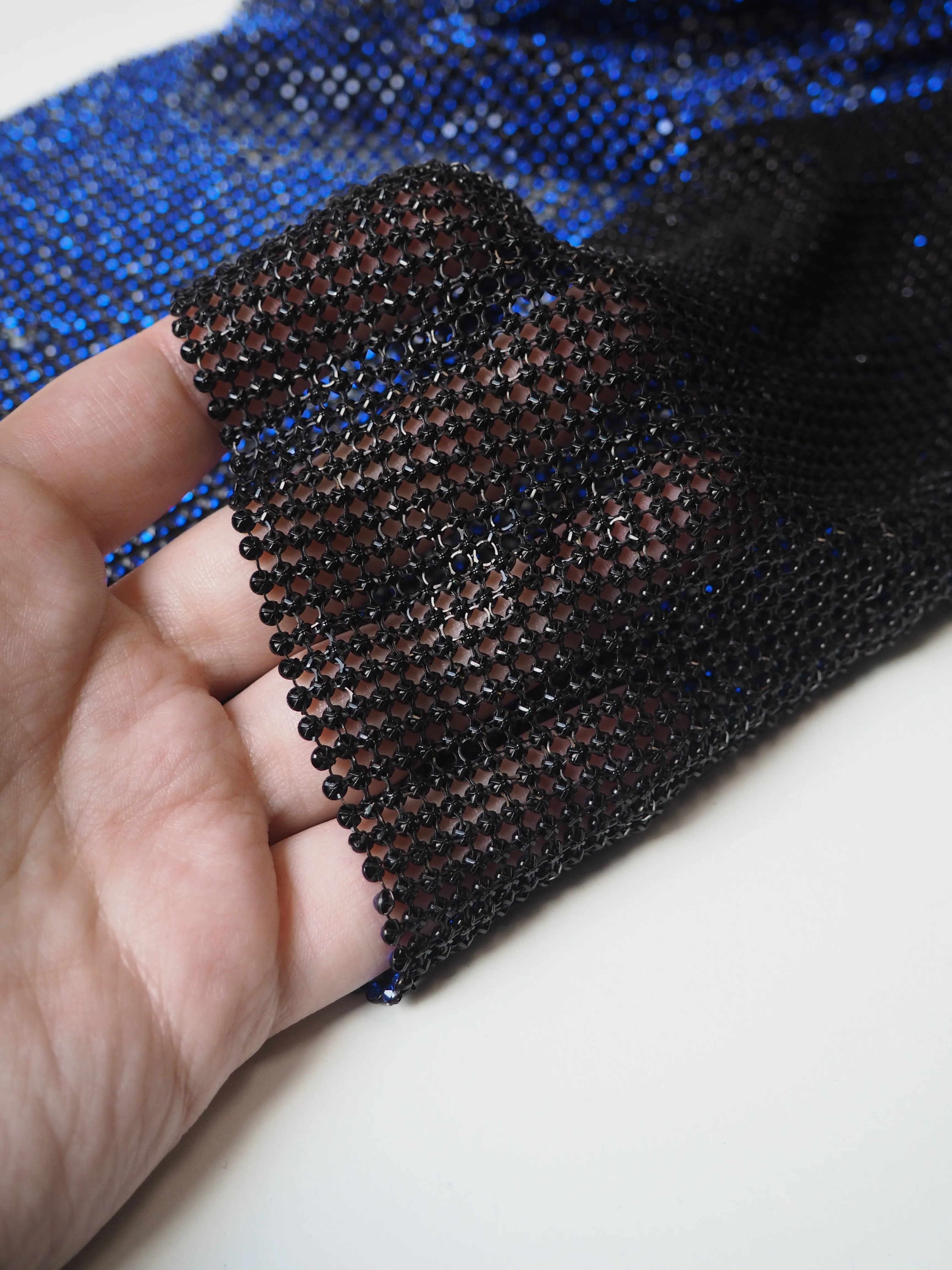 Blue Crystal Black Chainmail