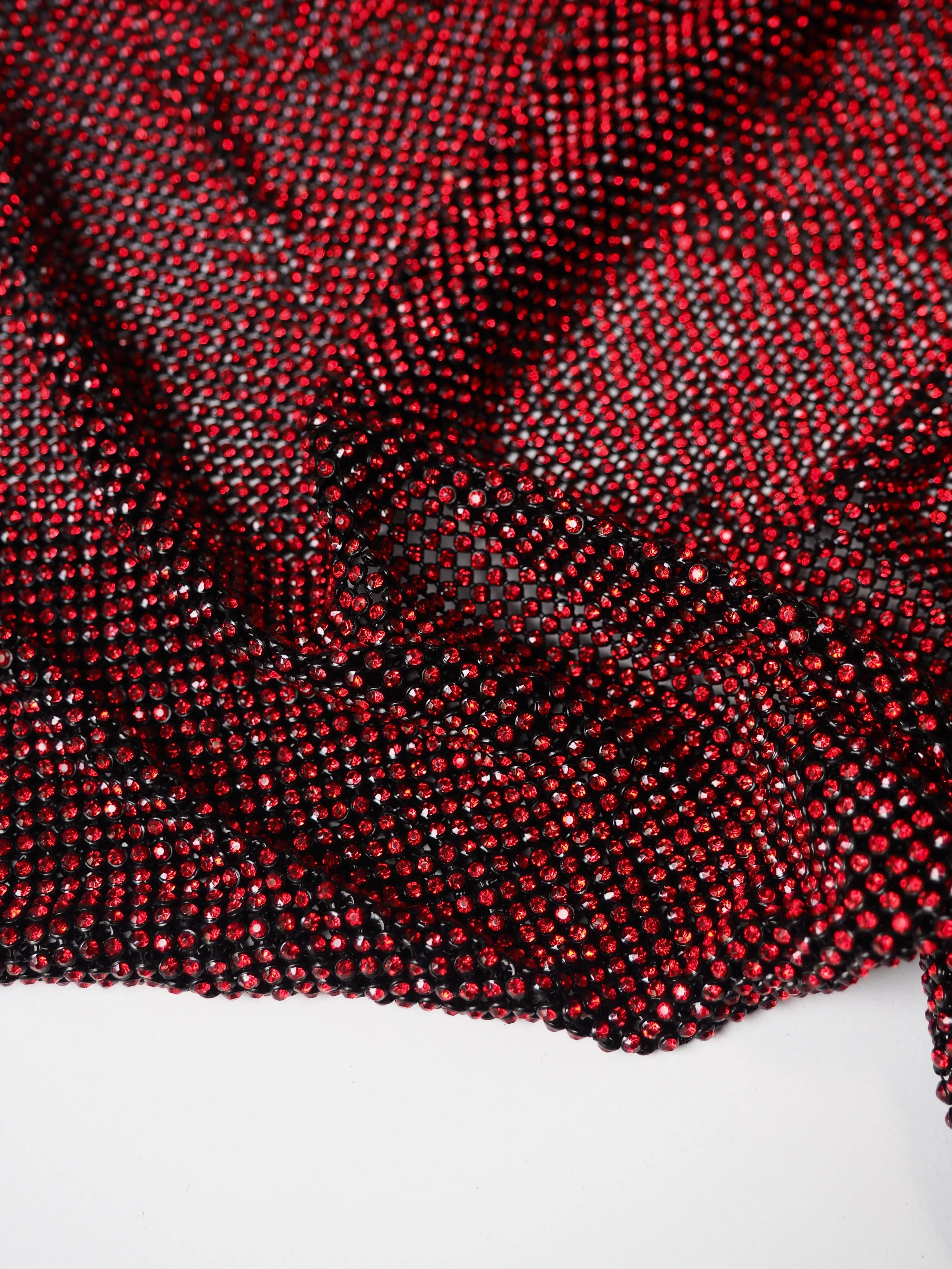 Bright Red Crystal Black Chainmail