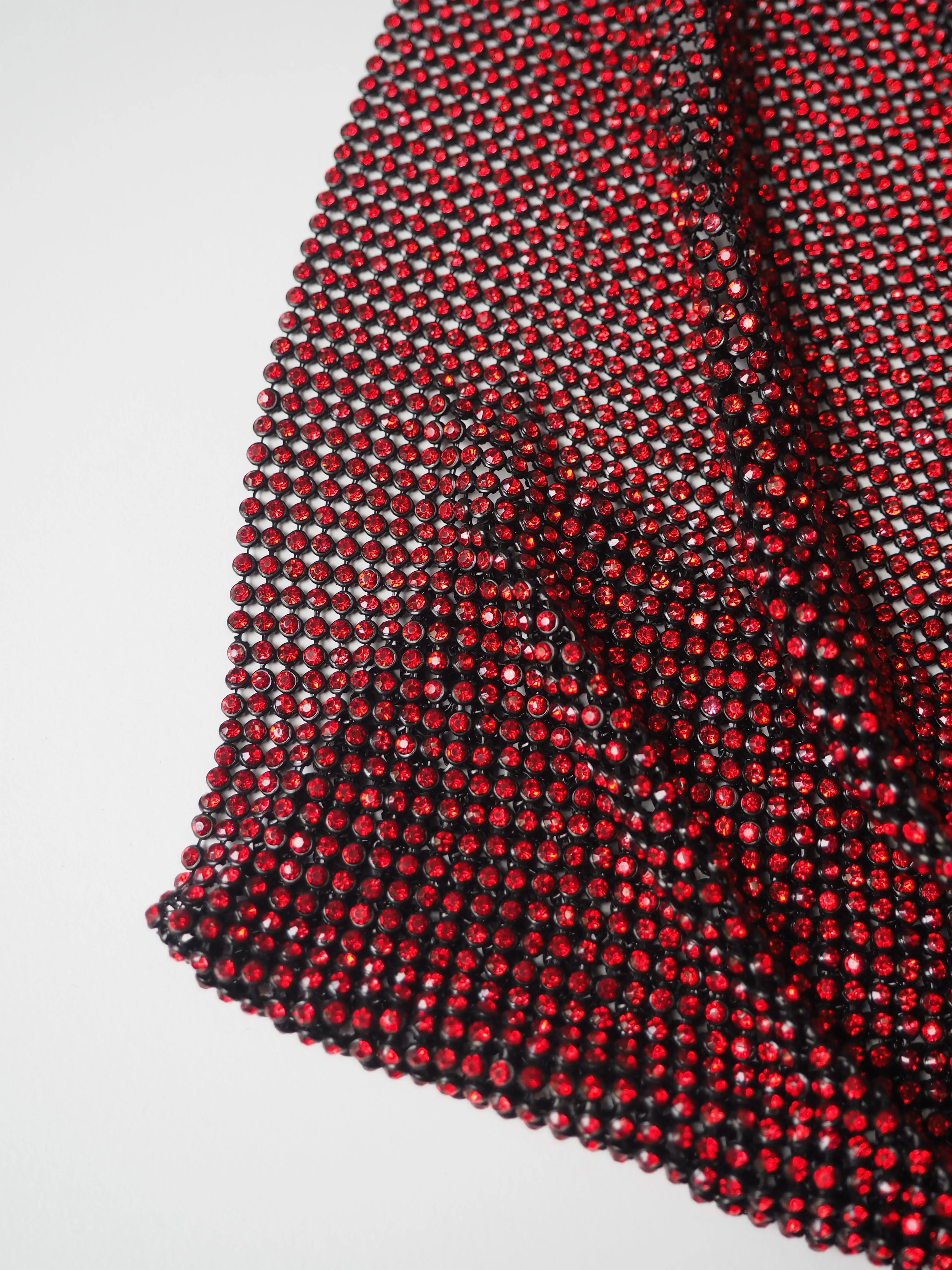 Bright Red Crystal Black Chainmail