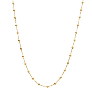 Bubble Chain Necklace, Gold