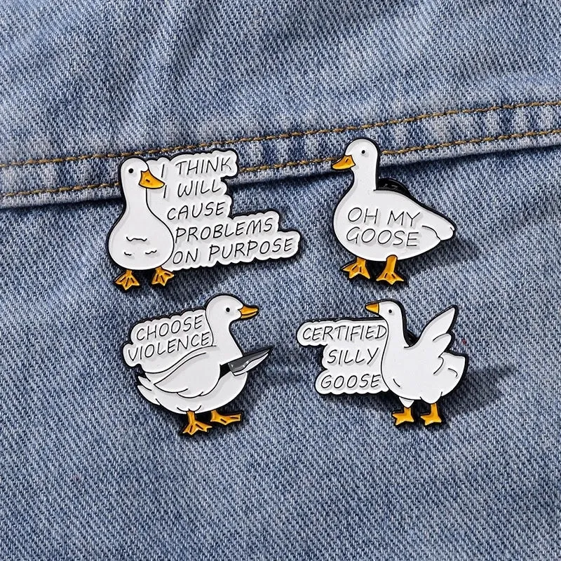 Cartoon Style Cute Streetwear Animal Alloy Unisex Brooches