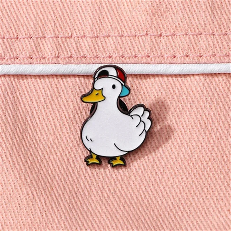 Cartoon Style Cute Streetwear Animal Alloy Unisex Brooches