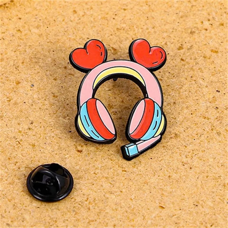 Cartoon Style Cute Sweet Color Block Alloy Unisex Brooches