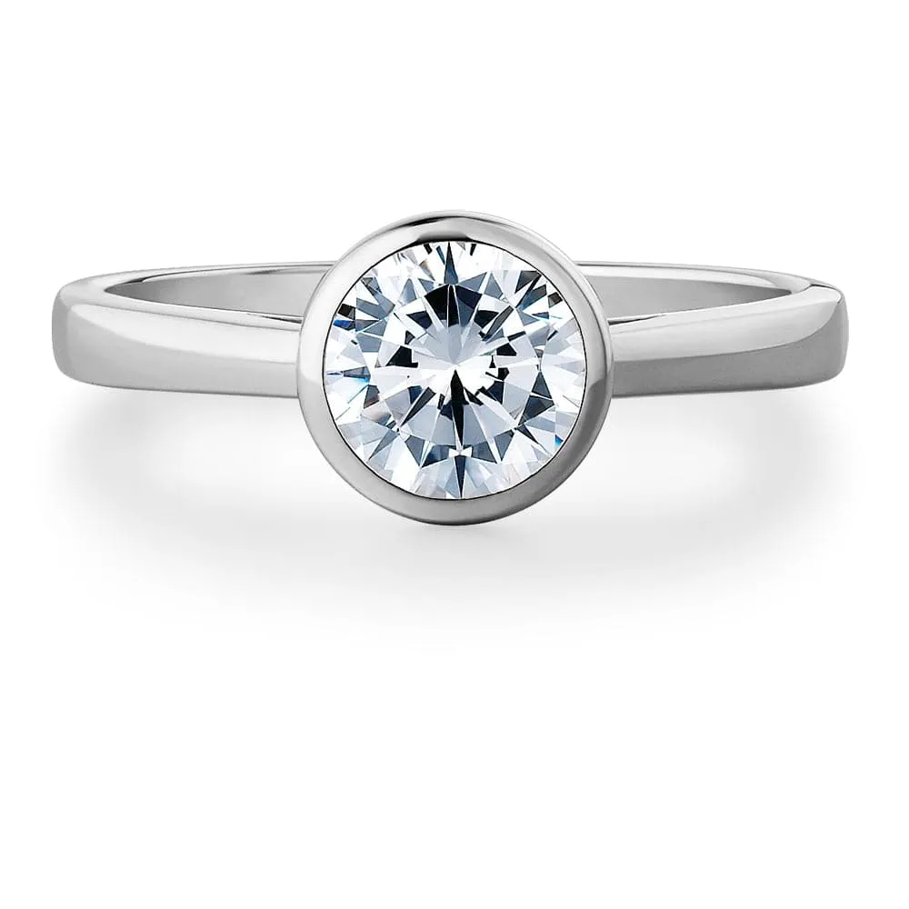 Classic Bezel Solitaire Ring