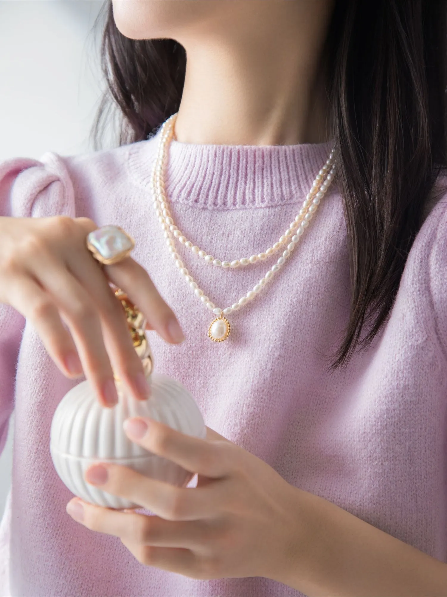 Classic Filigree Series Twisted Sugar Cube Ring