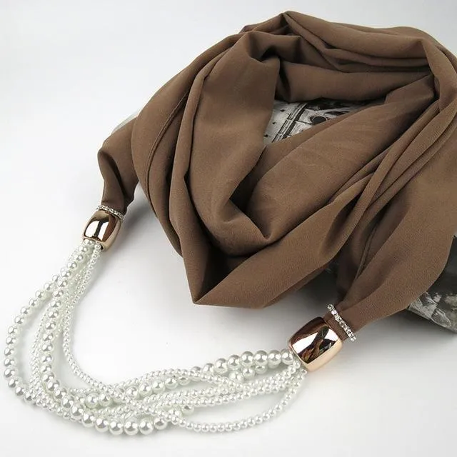 Classy Beaded Scarf