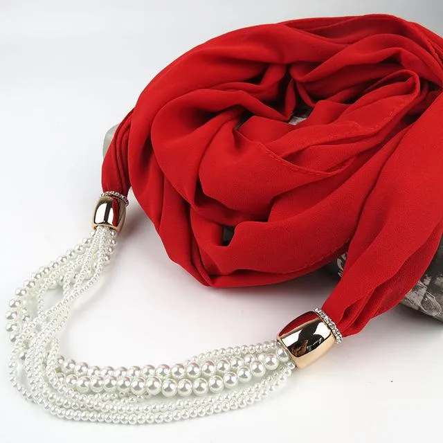 Classy Beaded Scarf