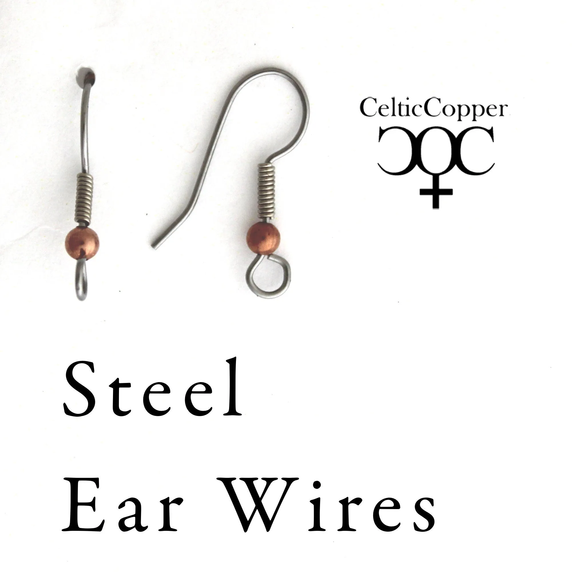 Copper Earrings Oval Teardrop Fan Copper Dangle Earrings EC4 Solid Copper Drop Earrings