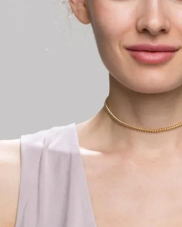 Curb chain Choker