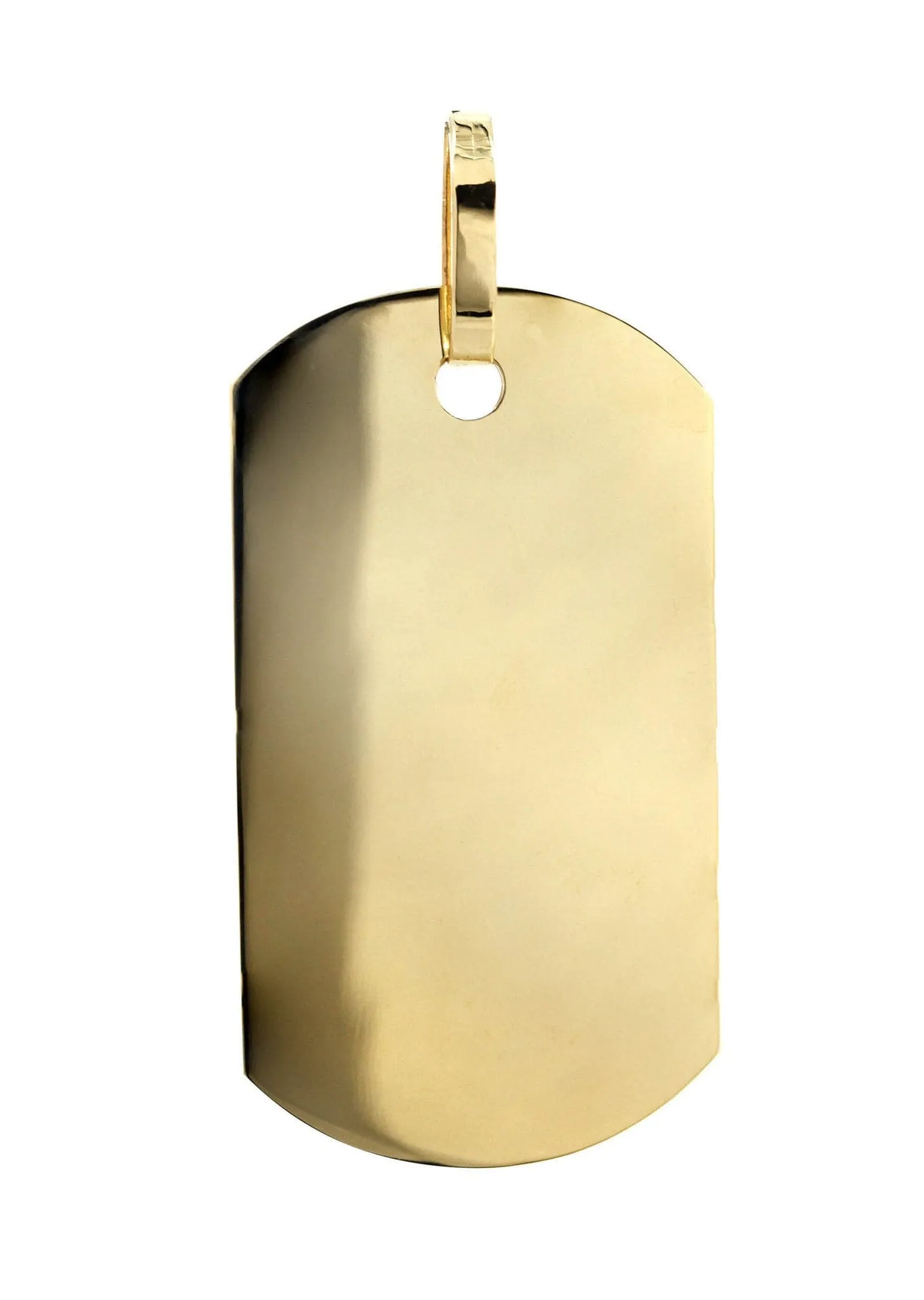 Dogtag   10K Gold Pendant | 20 Grams