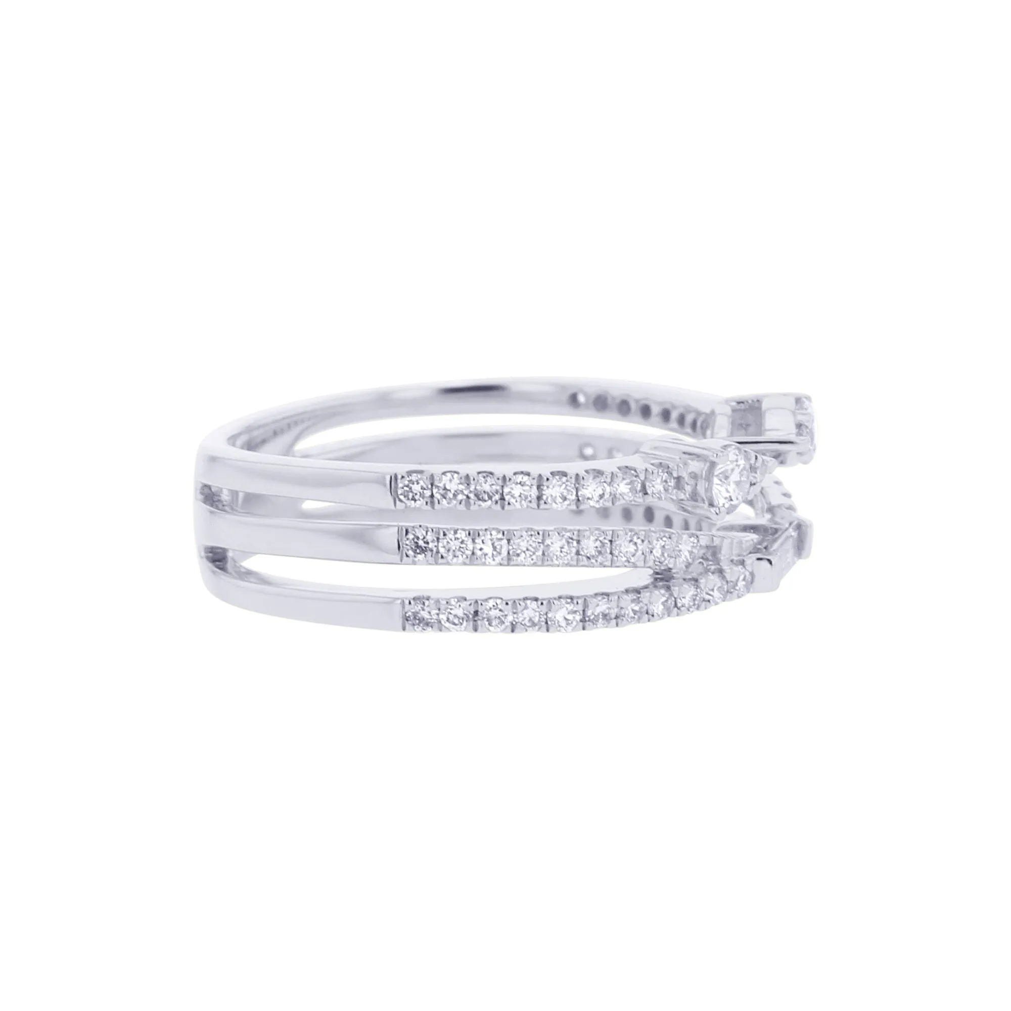 Dueling Love Diamond Ring