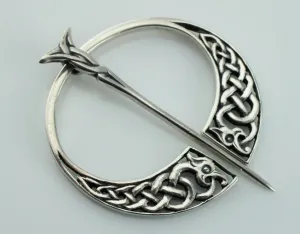 Fine Vintage Sterling Silver Scottish Iona Celtic Brooch by John Hart - 1968