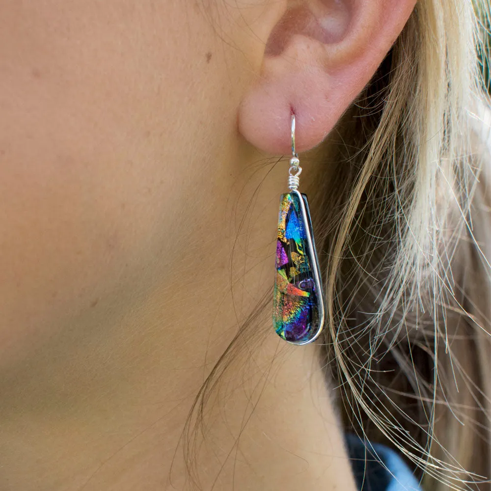 Firewater Falls Earrings (Kaleidoscope) by Nickel Smart®