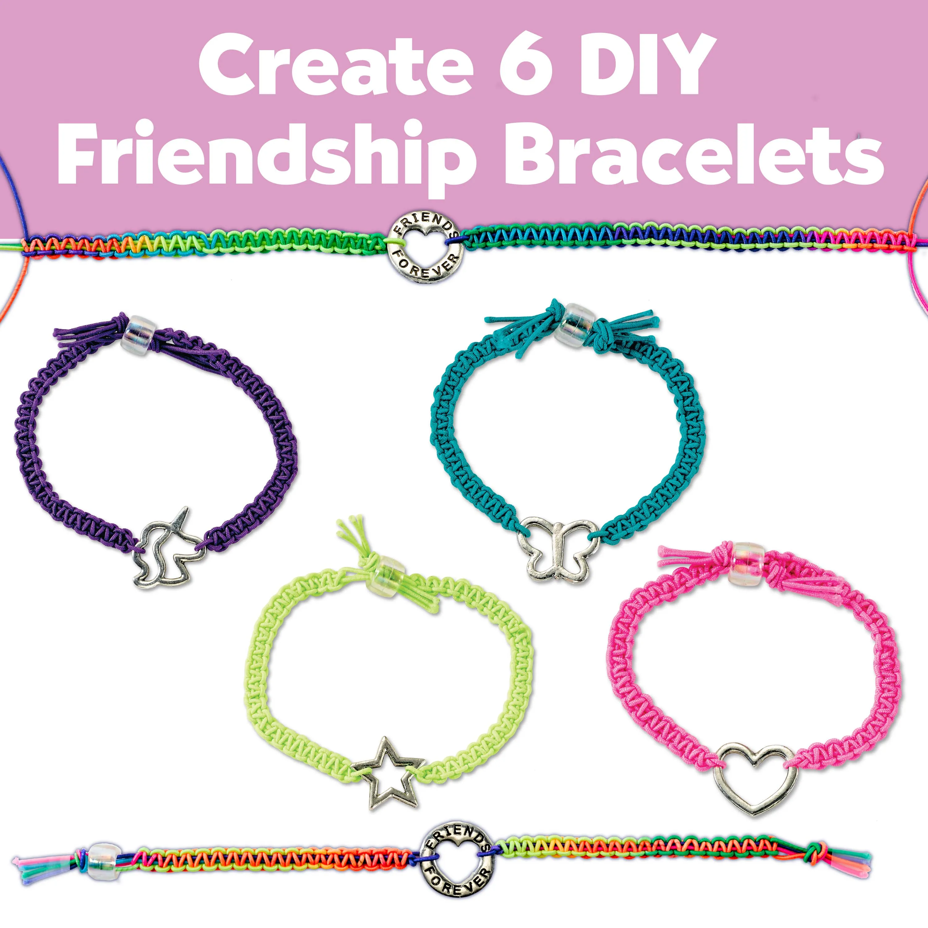 Friends Forever Bracelets Mini Craft Kit for Kids