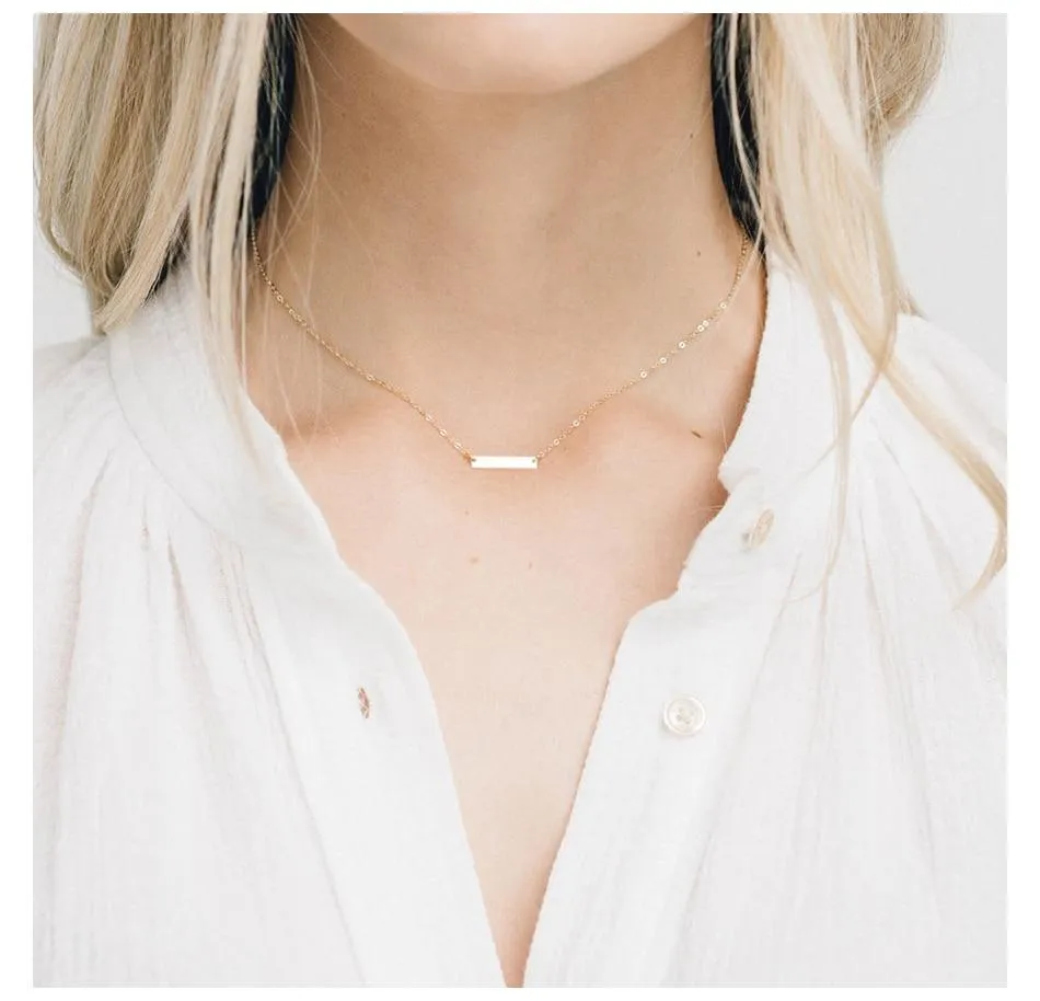 Gold Plated Necklace Jewelry Choker