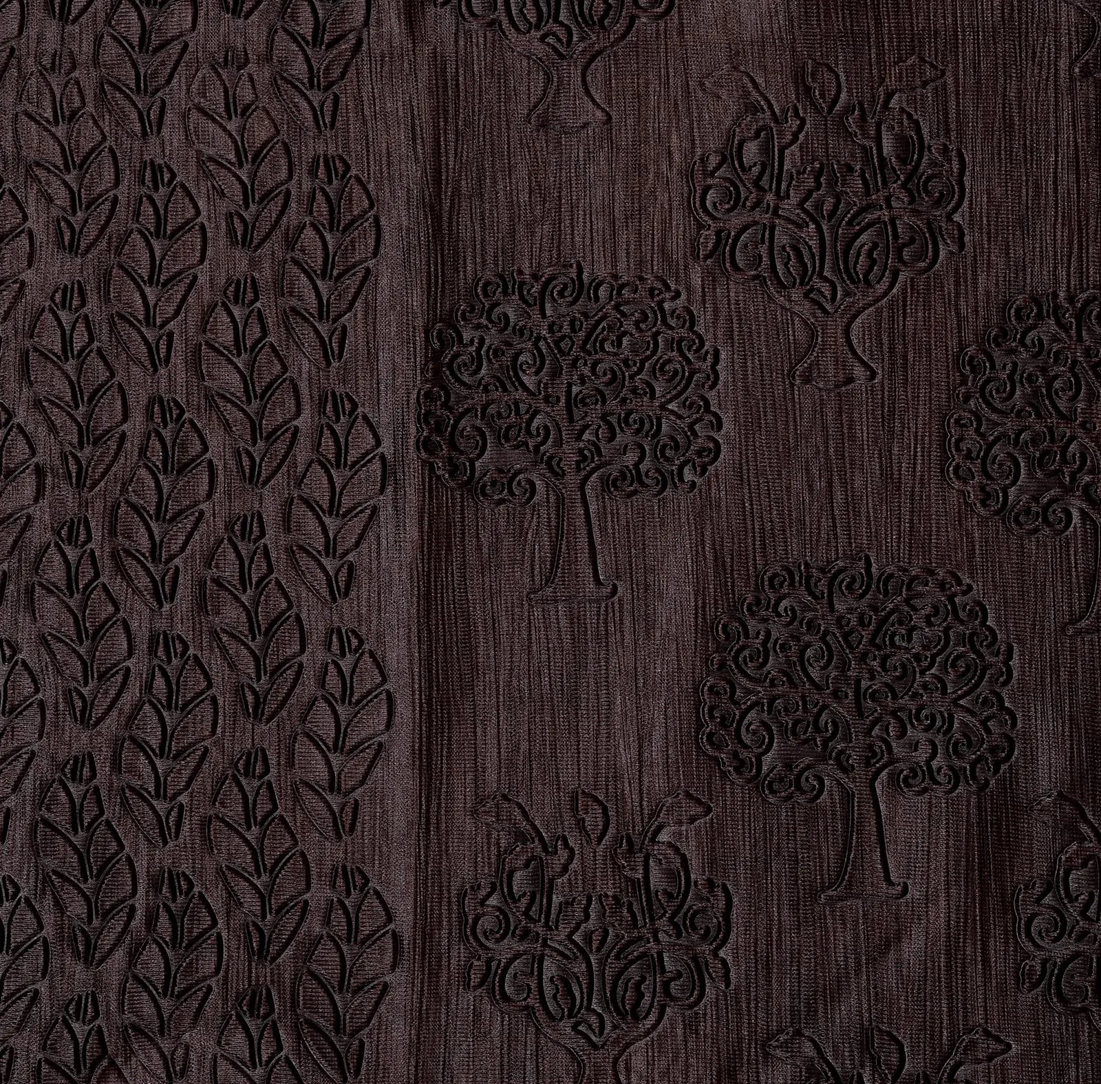 Heart Home Forest Printed Home Décor Door Curtain with 8 Eyelet, 7 ft (Brown & Cream)-Hs43Hearth25606(Polyester_Multicolour)