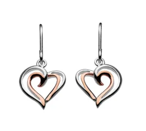 Heart Strands Drop Earrings