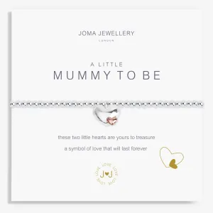 Joma Jewellery Silver A Little 'Mummy To Be' Bracelet