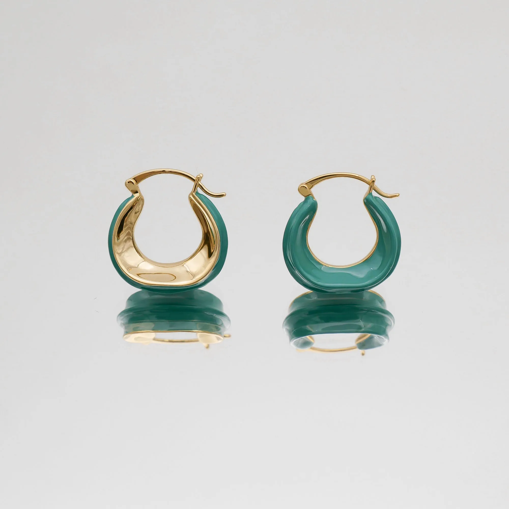 Katia Earrings Emerald