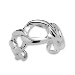 Link Cuff in sterling silver