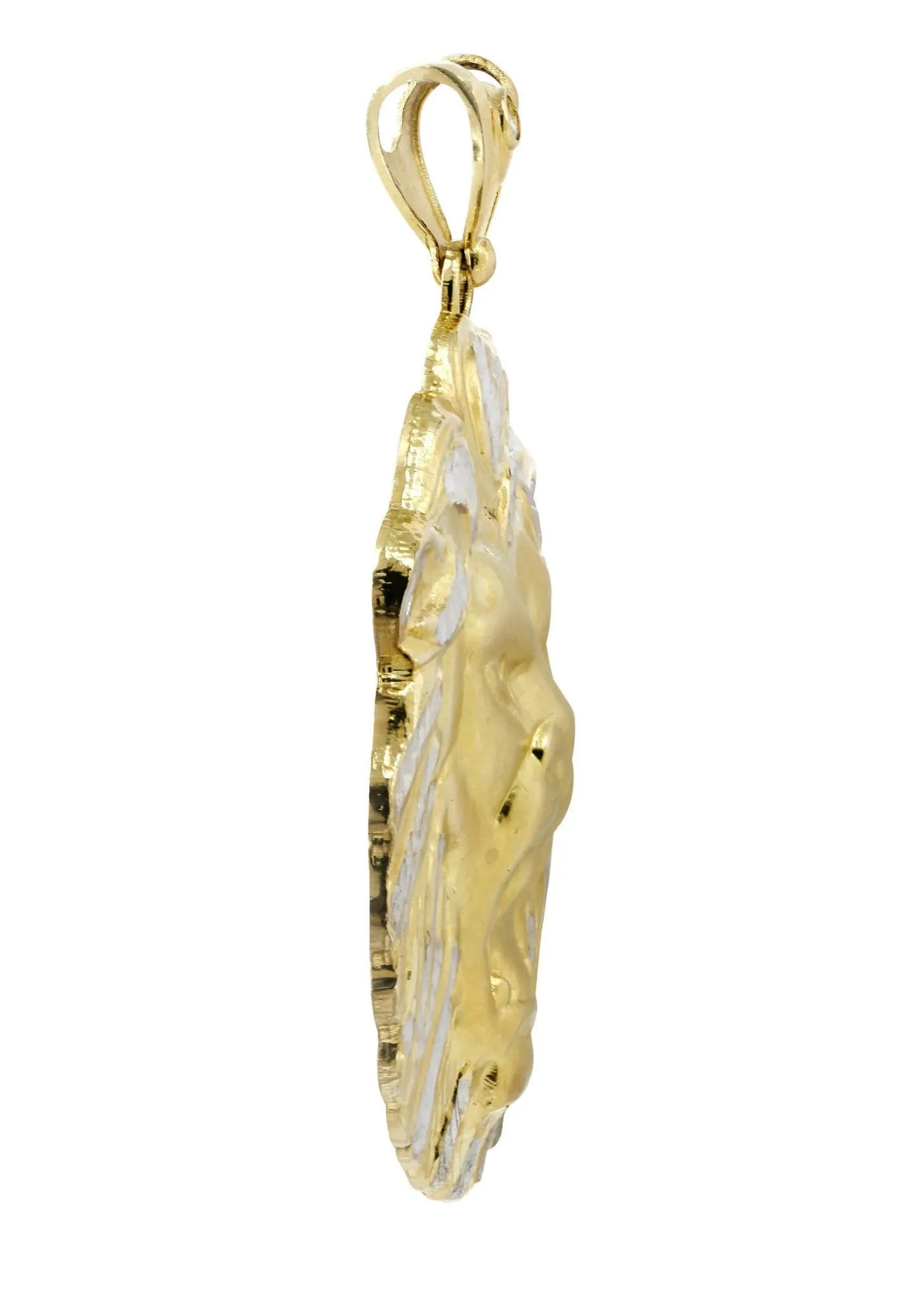 Lion 10K Gold Pendant | 41.8 Grams