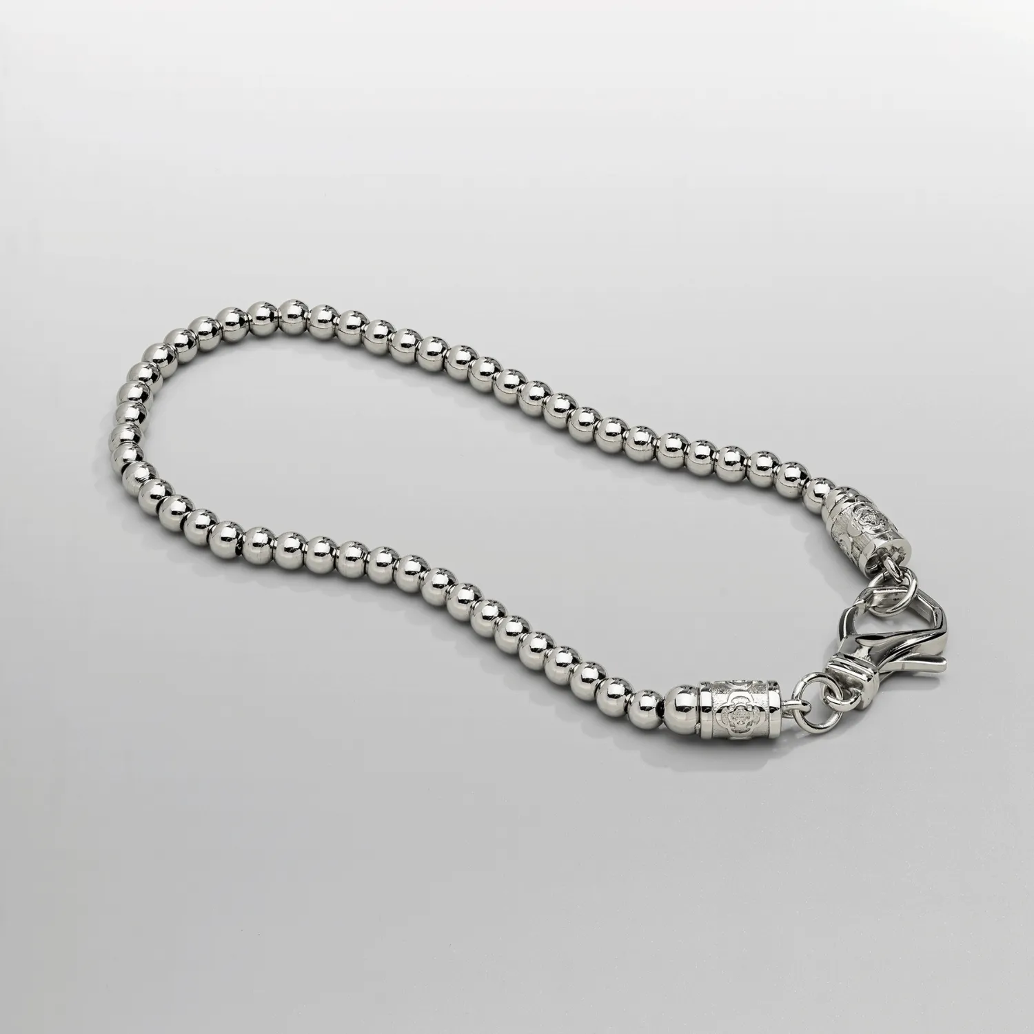 Mini Chrome Ball Bracelet (Silver)