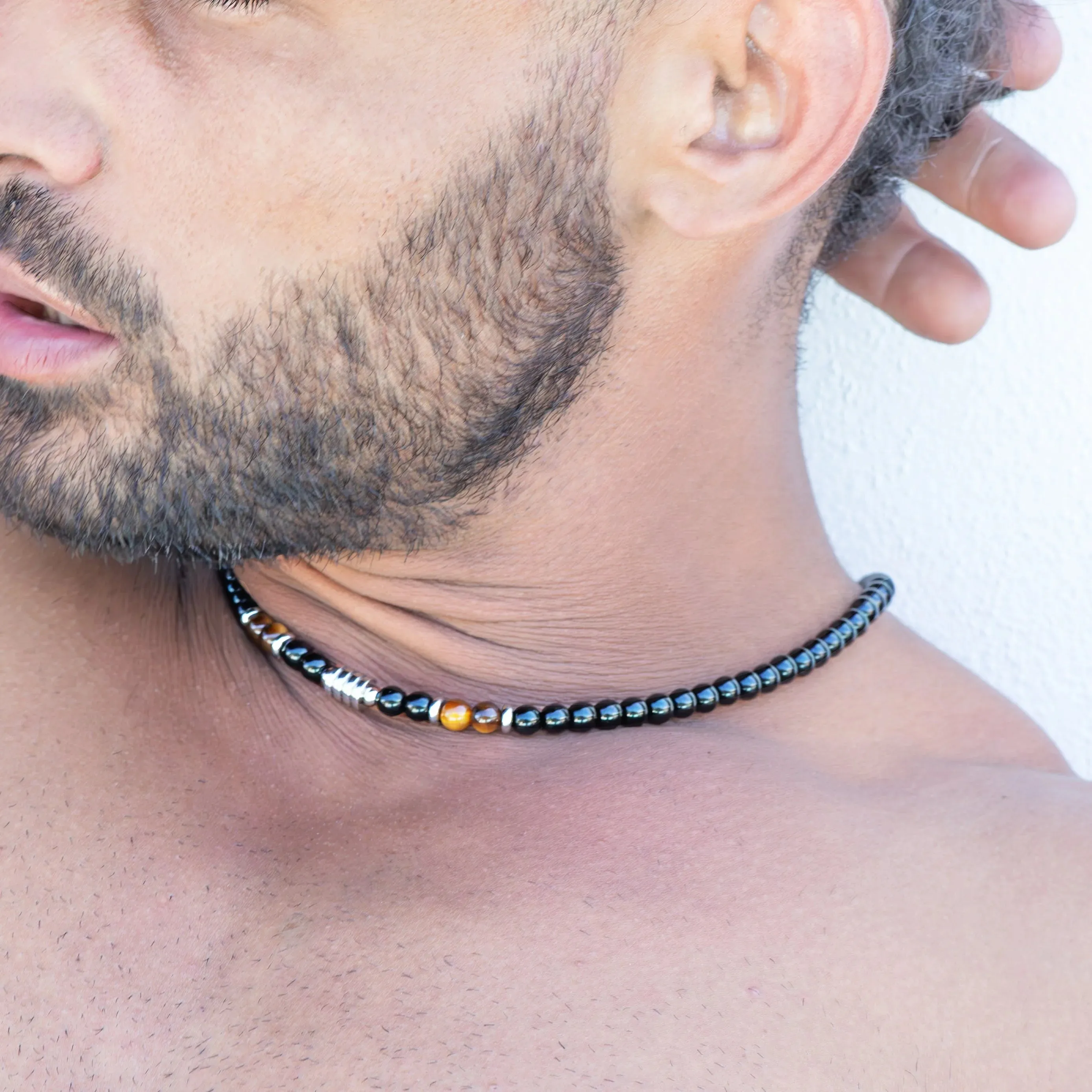 Niño Beaded Stone Choker