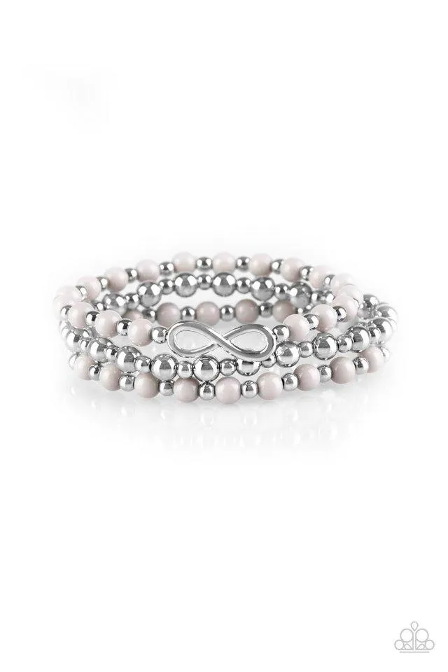 Paparazzi Bracelet ~ Immeasurably Infinite - Silver