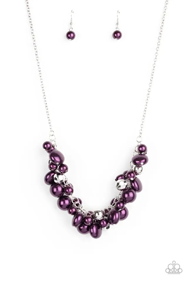 Paparazzi Necklace ~ Battle of the Bombshells - Purple