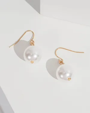 Pearl Fine Hook Earrings