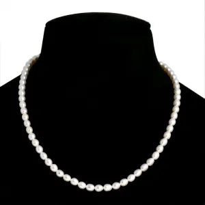 Pearl Single String Necklace