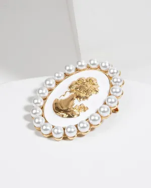 Pearl Vintage Brooch