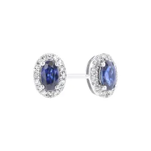 Popsicle Sapphire & Diamond Earrings