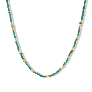 Riley Necklace Dark Green