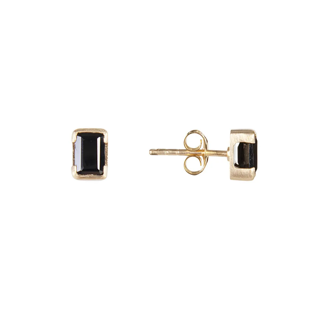 SEPTEMBER BIRTHSTONE STUDS - SAPPHIRE