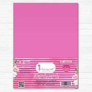 Shrink Prink - Magenta Frosted Glass Sheet - Pack of 10 Sheets