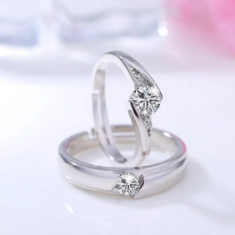 Silver Couple Ring Classic